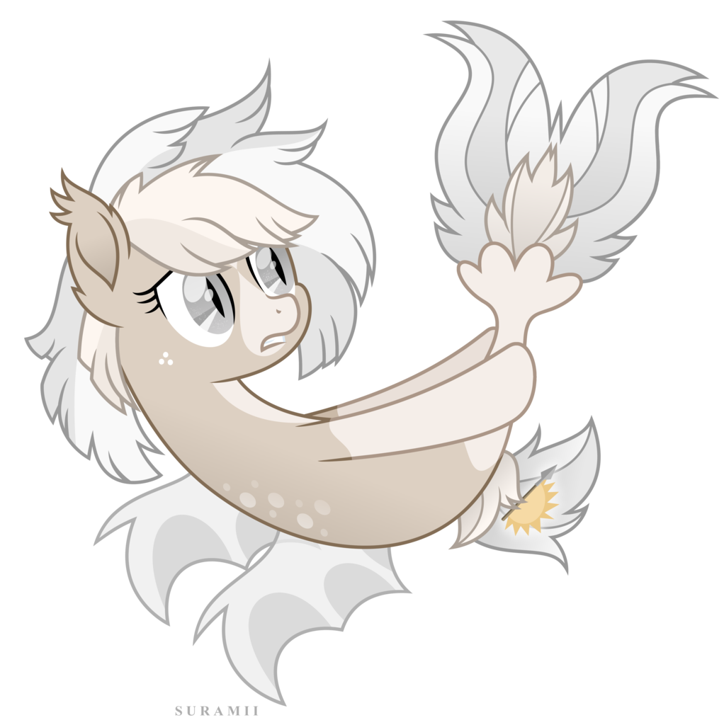 Mlp Cuddy #1567798 - safe, artist:suramii, oc, oc only, oc:cuddy, seapony, g4, my ...
