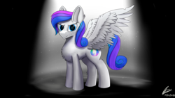 Size: 5312x2988 | Tagged: safe, artist:lunar froxy, oc, oc only, oc:spectral bolt, pegasus, pony, commission, female, freckles, mare, solo