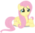 Size: 3196x3000 | Tagged: safe, artist:brony-works, fluttershy, pegasus, pony, g4, cute, female, high res, mare, prone, shyabetes, simple background, solo, transparent background