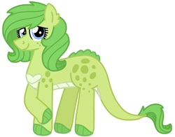 Size: 3426x2692 | Tagged: safe, artist:kindheart525, oc, oc only, oc:jade gem, dracony, hybrid, high res, interspecies offspring, offspring, parent:rarity, parent:spike, parents:sparity, solo