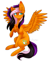 Size: 773x960 | Tagged: safe, artist:twinkepaint, oc, oc only, oc:sunrise, pegasus, pony, female, mare, simple background, solo, transparent background