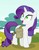 Size: 469x602 | Tagged: safe, screencap, rarity, pony, unicorn, g4, inspiration manifestation, season 4, bag, cropped, female, horn, inspirarity, mare, possessed, saddle bag, smiling, solo