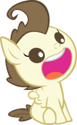 Size: 2146x3516 | Tagged: safe, artist:red4567, pound cake, pegasus, pony, g4, it isn't the mane thing about you, my little pony: friendship is magic, baby, baby pony, high res, male, open mouth, simple background, sitting, transparent background, vector