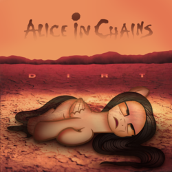Size: 1500x1500 | Tagged: safe, artist:aldobronyjdc, pony, album cover, alice in chains, female, mare, ponified, ponified album cover, solo