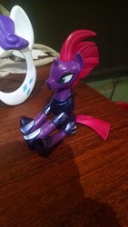 Size: 2432x4320 | Tagged: safe, tempest shadow, g4, my little pony: the movie, guardians of harmony, irl, misadventures of the guardians, photo, sitting, toy