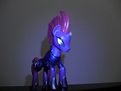 Size: 3264x2456 | Tagged: safe, derpibooru exclusive, fizzlepop berrytwist, tempest shadow, g4, my little pony: the movie, bad lighting, guardians of harmony, high res, irl, misadventures of the guardians, photo, toy