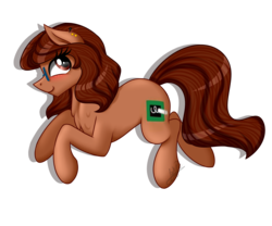 Size: 2400x2000 | Tagged: safe, artist:jack-pie, oc, oc only, oc:paola corona, earth pony, pony, commission, female, glasses, high res, mare, simple background, smiling, solo, transparent background