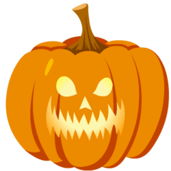 Size: 326x326 | Tagged: safe, artist:8-bitspider, artist:user15432, cutie maker, cutie mark, cutie mark only, halloween, holiday, jack-o-lantern, no pony, pumpkin, scary face, simple background, transparent background