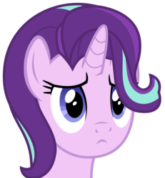 Size: 3088x3338 | Tagged: safe, artist:sketchmcreations, starlight glimmer, g4, uncommon bond, female, frown, high res, simple background, solo, transparent background, vector