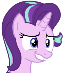 Size: 3038x3450 | Tagged: safe, artist:sketchmcreations, starlight glimmer, g4, uncommon bond, high res, sheepish grin, simple background, transparent background, vector