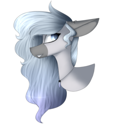 Size: 2619x2835 | Tagged: safe, artist:umiimou, oc, oc only, oc:sky night, pegasus, pony, bust, female, high res, mare, portrait, simple background, solo, transparent background