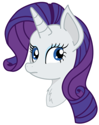 Size: 1024x1290 | Tagged: safe, artist:ponyn3rd, rarity, pony, g4, bust, female, portrait, simple background, solo, transparent background