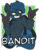 Size: 1623x2070 | Tagged: safe, artist:bbsartboutique, oc, oc only, oc:bandit, oc:nachtadler, bat pony, hippogriff, badge, catbathorse, con badge, finger gun, finger guns, simple background, transparent background