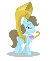 Size: 1216x1388 | Tagged: safe, artist:lieutenantkyohei, beauty brass, earth pony, pony, g4, female, mare, musical instrument, simple background, solo, transparent background, tuba