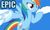 Size: 236x141 | Tagged: safe, rainbow dash, pegasus, pony, g4, epic, power