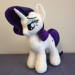 Size: 960x960 | Tagged: safe, artist:burgunzik, rarity, pony, g4, irl, photo, plushie, solo