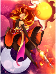 Size: 1536x2048 | Tagged: safe, artist:yinichigo, sunset shimmer, human, g4, female, humanized, solo