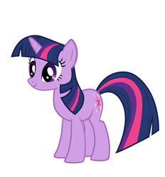 Size: 862x927 | Tagged: safe, artist:n238900, twilight sparkle, pony, unicorn, g4, female, mare, simple background, smiling, solo, unicorn twilight, vector, white background