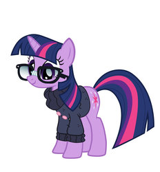 Size: 862x927 | Tagged: safe, artist:n238900, moondancer, twilight sparkle, g4, character to character, clothes, glasses, hoodie, moondancer's sweater, pony to pony, simple background, smiling, transformation, transformation sequence, vector, white background