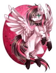 Size: 3762x4842 | Tagged: safe, artist:jazzerix, oc, oc only, oc:emala jiss, pegasus, pony, absurd resolution, female, heterochromia, looking at you, mare, rearing, simple background, solo, transparent background