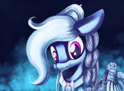 Size: 1024x754 | Tagged: safe, artist:shivannie, oc, oc only, pegasus, pony, female, mare, smiling, solo