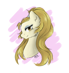 Size: 1259x1338 | Tagged: safe, artist:coffytacotuesday, oc, oc only, oc:adelaide donadieu, earth pony, pony, bust, female, mare, portrait, solo