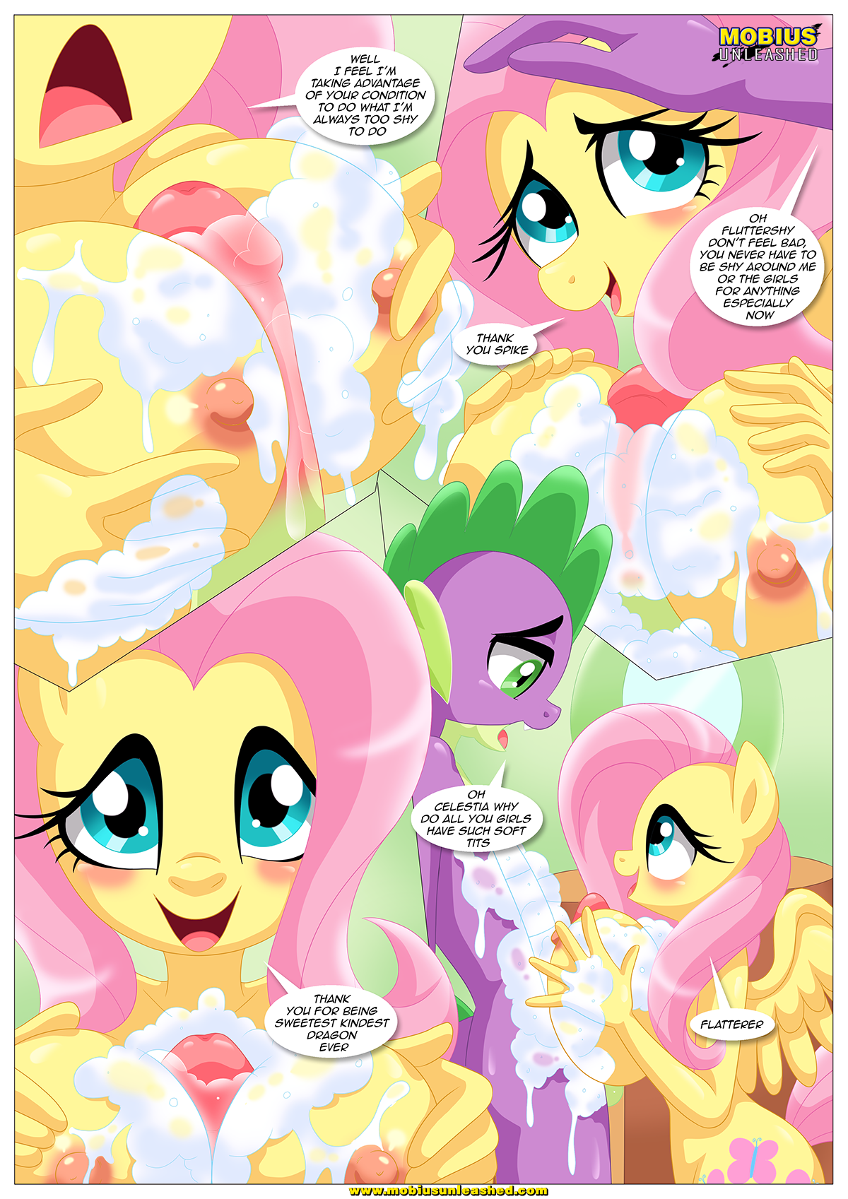 Mlp Pinkie Pie And Spike Porn Comic - 1569415 - anthro, artist:bbmbbf, big breasts, boobjob ...