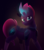 Size: 3868x4360 | Tagged: safe, artist:b-epon, tempest shadow, pony, unicorn, g4, my little pony: the movie, armor, broken horn, eye scar, female, horn, looking at you, mare, scar, scowl, solo, sparking horn