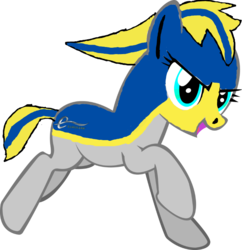 Size: 720x744 | Tagged: safe, derpibooru exclusive, oc, oc:eurostar, earth pony, pony, eurostar, eurostar pony, high speed train, ponified, simple background, transparent background