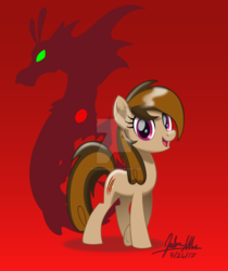 Size: 1024x1218 | Tagged: safe, artist:soulsliver249, oc, oc only, oc:cupcake slash, pony, siren, g4, female, mare, movie accurate, solo, watermark