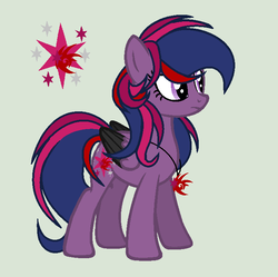 Size: 712x708 | Tagged: safe, artist:galaxystarswirlyt, oc, oc only, oc:aurora nightfall sparkle, alicorn, pony, crossover, female, mare, offspring, parent:shadow the hedgehog, parent:twilight sparkle, shadow the hedgehog (game), simple background, solo, sonic the hedgehog (series), transparent background