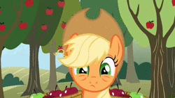 Size: 640x360 | Tagged: safe, edit, edited screencap, screencap, sound edit, apple bloom, applejack, bon bon, daisy, flower wishes, fluttershy, horte cuisine, pinkie pie, rainbow dash, rarity, savoir fare, spike, sweetie drops, twilight sparkle, dragon, g4, season 1, animated, apple, apple tree, female, filly, foal, food, hiccup, horse noises, horses doing horse things, male, mane seven, mane six, mare, my real ponies, neigh, snorting, so awesome, sound, stallion, tree, webm, whinny, youtube link