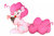 Size: 1024x681 | Tagged: safe, artist:evange, king sombra, pinkie pie, pony, g4, butt, candy, chubbie, female, food, holding a pony, lollipop, male, micro, plot, shipping, simple background, sombrapie, straight, strawberry, white background