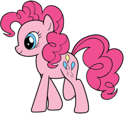 Size: 700x653 | Tagged: safe, artist:princesseninka, pinkie pie, earth pony, pony, g4, female, mare, simple background, solo, transparent background