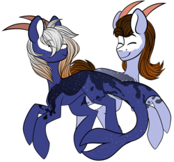 Size: 3578x3330 | Tagged: safe, artist:myshakov, oc, oc only, original species, pony, shark pony, high res, horns, simple background, transparent background