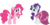 Size: 910x450 | Tagged: safe, artist:bezziie, pinkie pie, rarity, pony, g4, alternate hairstyle, base used, chef's hat, clothes, dress, flower, flower in hair, hat, simple background, transparent background