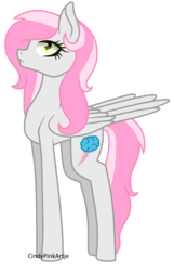 Size: 948x1474 | Tagged: safe, artist:cindystarlight, oc, oc only, oc:pink float, pegasus, pony, female, mare, simple background, solo, transparent background