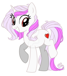 Size: 1024x1157 | Tagged: safe, artist:sk-ree, oc, oc only, pony, unicorn, female, mare, simple background, solo, transparent background, watermark