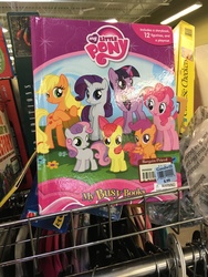 Size: 3024x4032 | Tagged: safe, apple bloom, applejack, pinkie pie, rarity, scootaloo, sweetie belle, twilight sparkle, g4, book, goodwill, irl, photo
