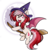 Size: 1394x1455 | Tagged: safe, artist:xwhitedreamsx, oc, oc only, oc:ruby skye, bat pony, pony, bat pony oc, broom, female, flying, flying broomstick, full moon, hat, mare, moon, simple background, smiling, transparent background, witch, witch hat