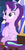 Size: 346x702 | Tagged: safe, screencap, starlight glimmer, pony, unicorn, g4, my little pony: friendship is magic, uncommon bond, chair, cute, female, glimmerbetes, happy, mare, sitting, solo