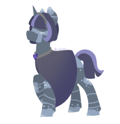 Size: 1158x1200 | Tagged: safe, artist:person8149, oc, oc only, oc:water heart, pony, unicorn, cloak, clothes, lineless, simple background, solo, transparent background