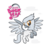 Size: 800x748 | Tagged: artist needed, source needed, safe, edit, classical hippogriff, hippogriff, buckbeak, harry potter (series), logo, logo edit, my little pony logo, my little x, ponified, simple background, solo, style emulation, transparent background