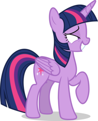 Size: 7000x8661 | Tagged: safe, artist:luckreza8, twilight sparkle, alicorn, pony, g4, once upon a zeppelin, .svg available, absurd resolution, female, grin, mare, raised hoof, simple background, smiling, solo, transparent background, twilight sparkle (alicorn), vector