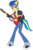 Size: 1600x2407 | Tagged: safe, artist:jucamovi1992, flash sentry, human, equestria girls, g4, my little pony equestria girls, clothes, guitar, male, simple background, solo, transparent background, uniform, wonderbolts uniform, wondercolts