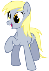 Size: 5040x7200 | Tagged: safe, artist:greenmachine987, derpy hooves, pegasus, pony, absurd resolution, female, mare, raised hoof, simple background, solo, transparent background, vector