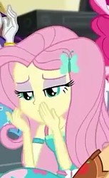 Size: 202x330 | Tagged: safe, screencap, fluttershy, equestria girls, g4, my little pony equestria girls: better together, barrette, clothes, cropped, female