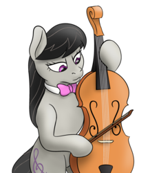 Size: 2077x2381 | Tagged: safe, artist:nudeknightart, edit, octavia melody, earth pony, pony, g4, cello, colored, female, high res, mare, musical instrument, solo