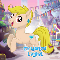 Size: 1080x1080 | Tagged: safe, oc, oc only, oc:crystal light, earth pony, pony, g4, my little pony: the movie, diamond, diamond earring, ear piercing, earring, jewelry, mlp movie pony maker, piercing, red eyes, solo