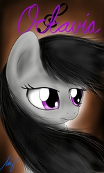 Size: 768x1280 | Tagged: safe, artist:ponyadler86, octavia melody, g4, female, looking away, solo